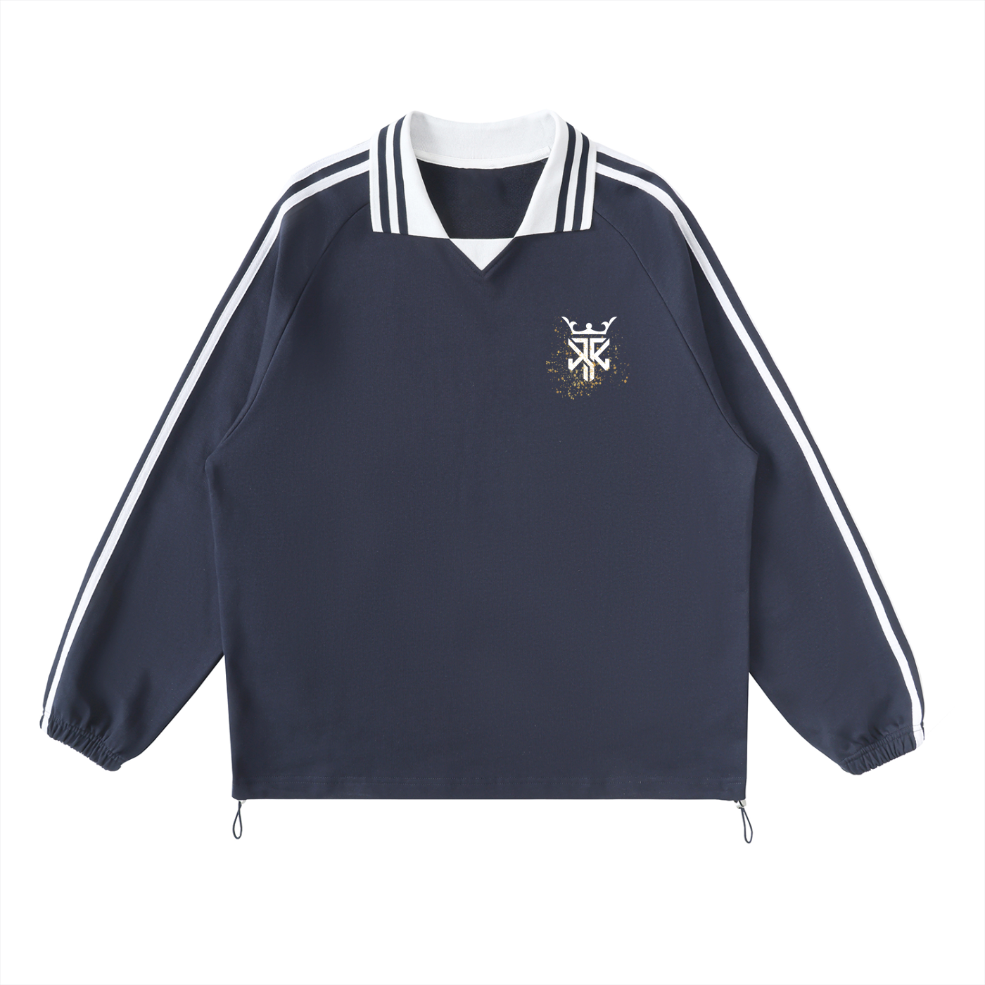 Royal Edge Lapel Sweatshirt