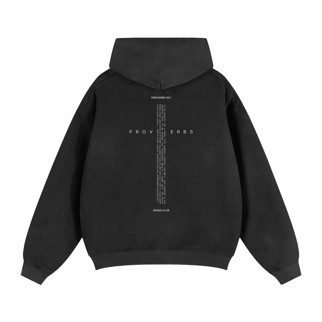 King’s Cross ShadowTwo-way Zipper Boxy Hoodie