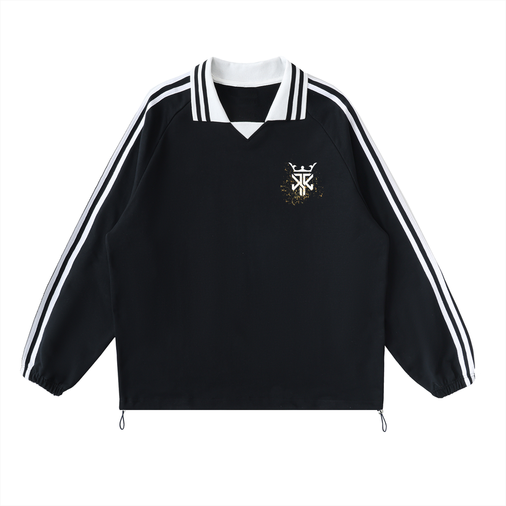 Royal Edge Lapel Sweatshirt
