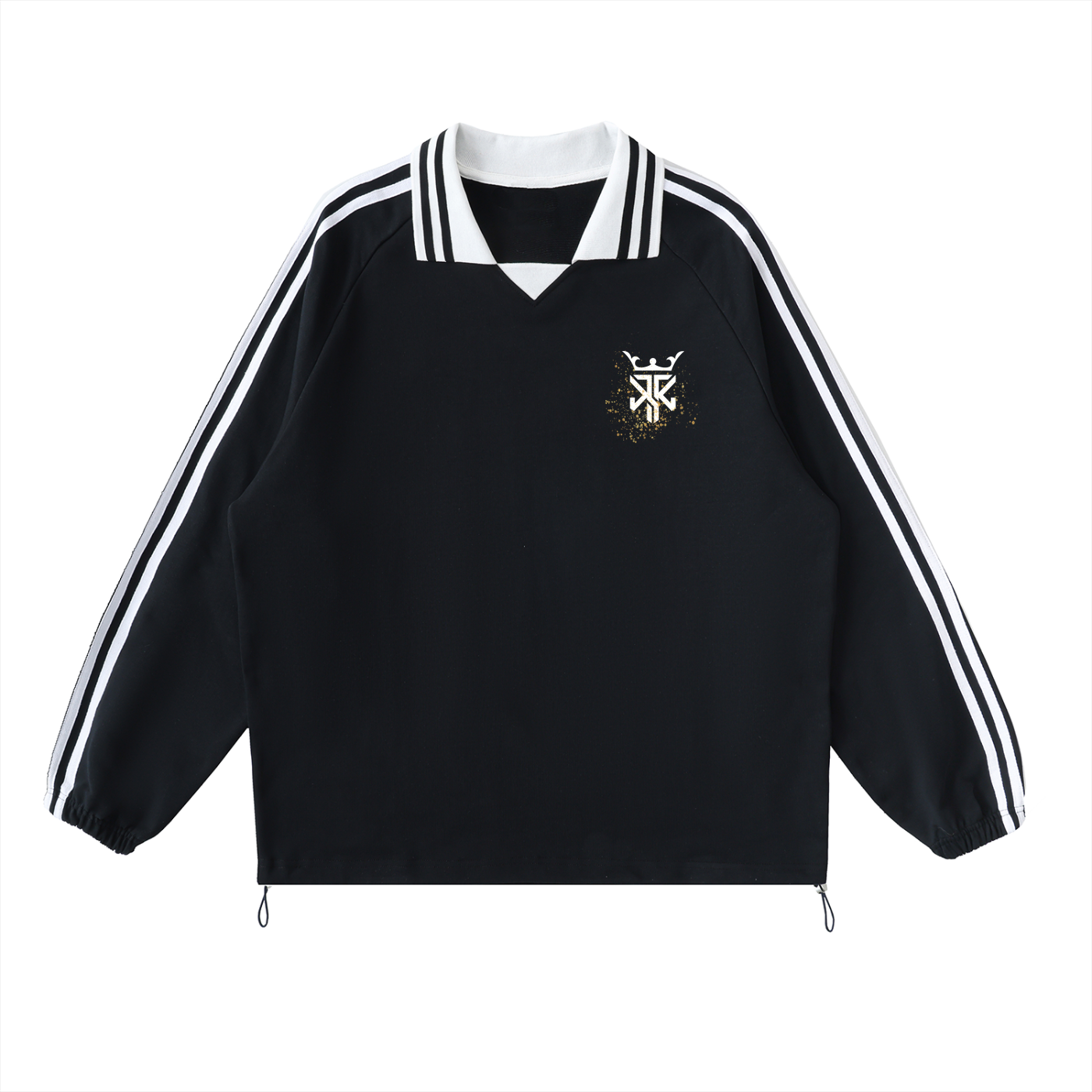Royal Edge Lapel Sweatshirt