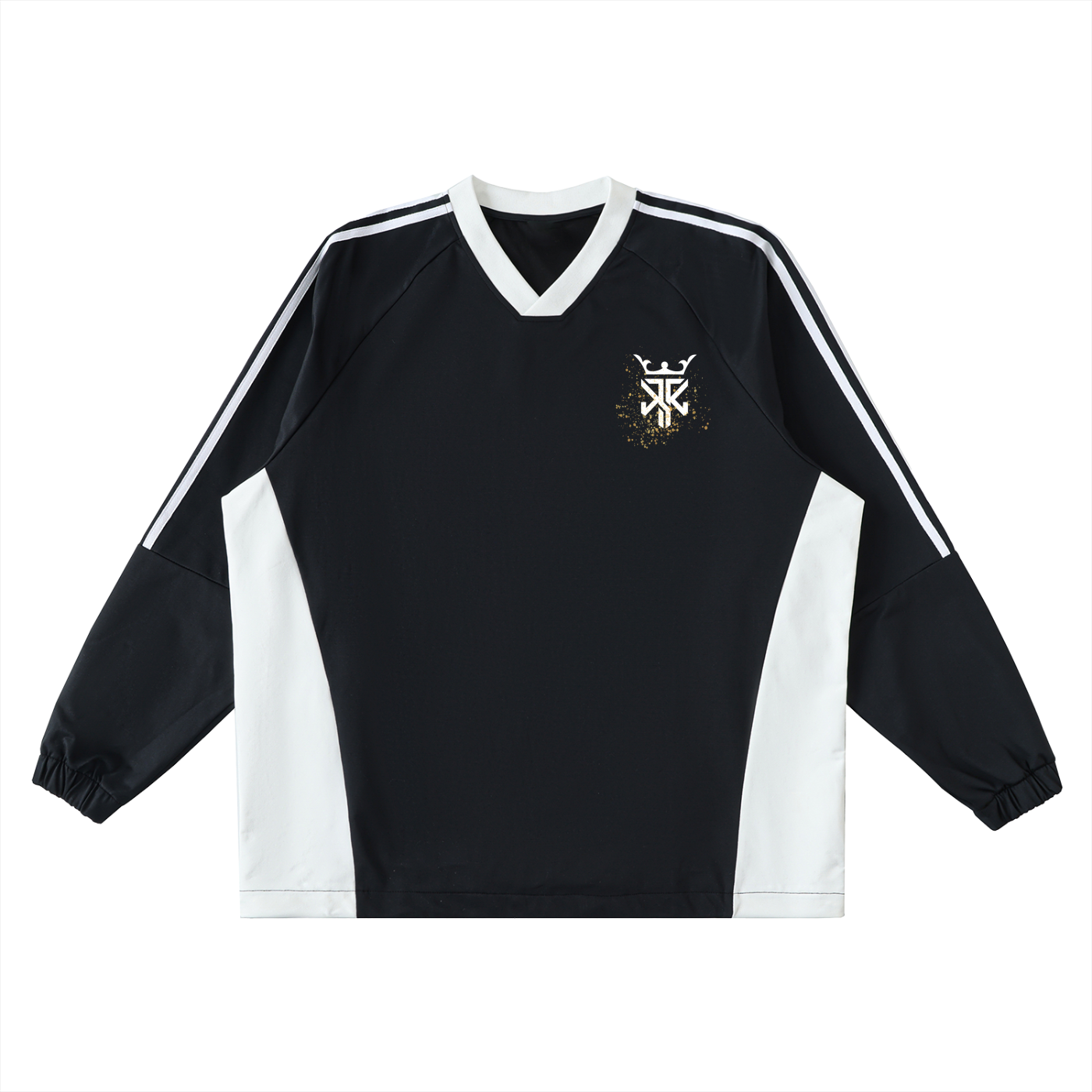 Color-Block V-Neck Prestige Tee